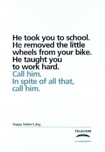 publicidad día del padre